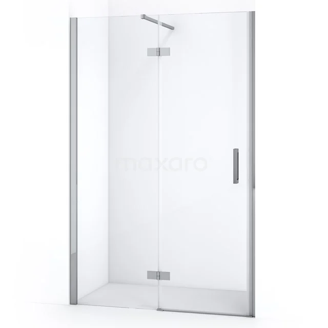 Diamond Shower door | 110 cm Chrome Clear glass Pivot door DDB21651110C