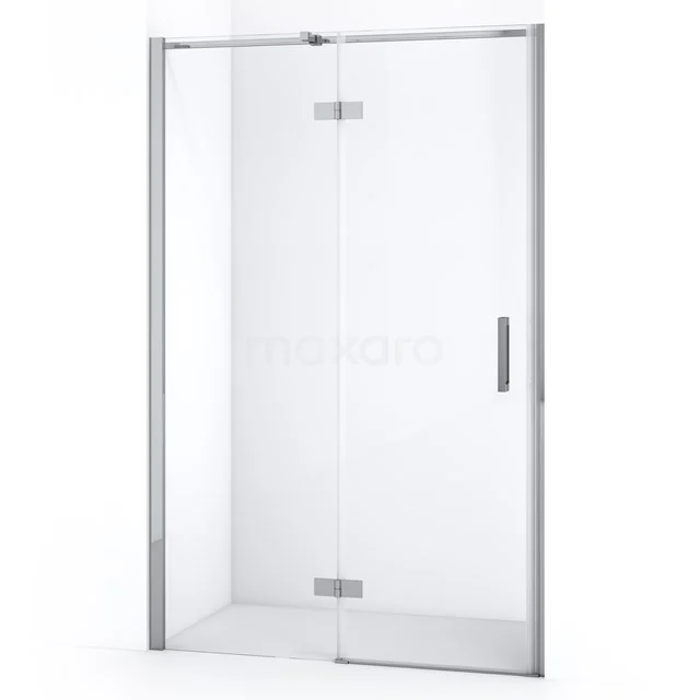 Diamond Shower door | 110 cm Chrome Clear glass Pivot door DDB21651310C