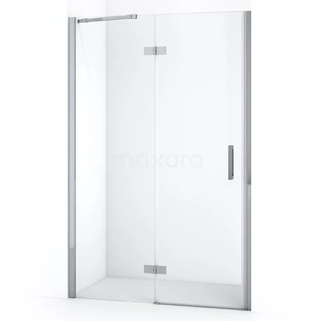 Diamond Duschtür | 120 cm Chrom Klarglas Drehtür DDB21662210C Glasene Duschtür mit silberfarbenem Rahmen, elegantes Design, ideal für moderne Bäder.