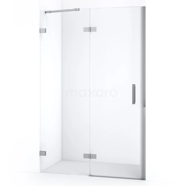 Diamond Shower door | 110 cm Chrome Clear glass Pivot door DDB21652220C