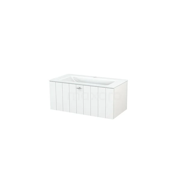 White Bathtub with classic panel shape, ideal for elegant bathroom design. High-quality acrylic with timeless design.