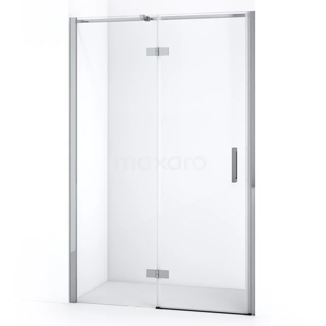 Diamond Shower door | 110 cm Chrome Clear glass Pivot door DDB21652310C