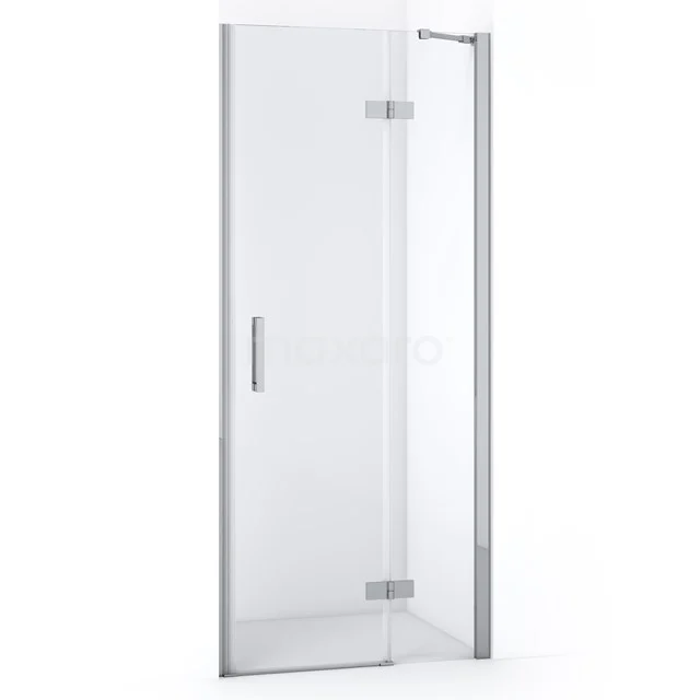 Diamond Shower door | 80 cm Chrome Clear glass Pivot door DDB22351210C