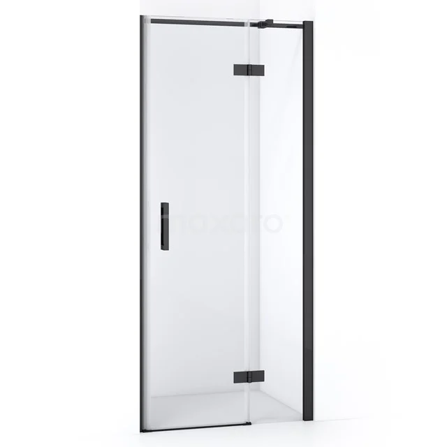 Diamond Shower door | 80 cm Black chrome Clear glass Pivot door DDB22351310BCN