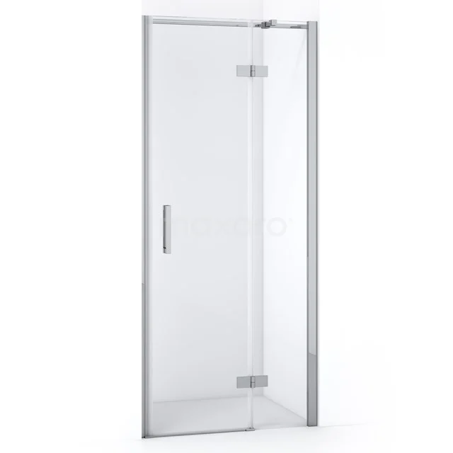 Diamond Shower door | 80 cm Chrome Clear glass Pivot door DDB22351310C