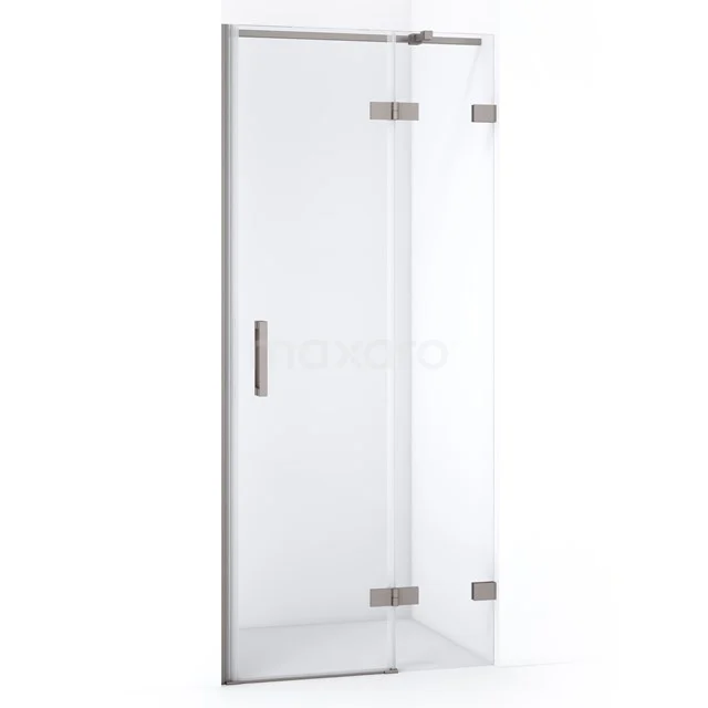 Diamond Duschtür | 80 cm Edelstahl Klarglas Drehtür DDB22351320BR Duschtür Klarglas, chromatische Scharniere, mit Drehmechanismus. Elegantes und langlebiges Badezimmerdesign.