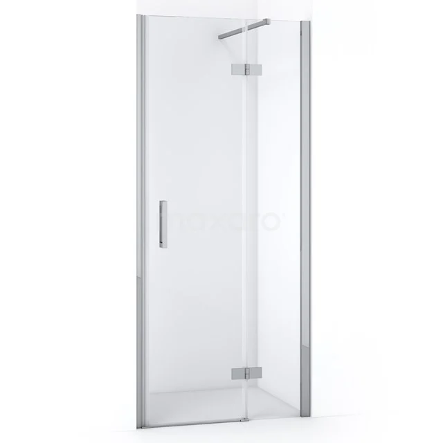 Diamond Shower door | 80 cm Chrome Clear glass Pivot door DDB22352110C