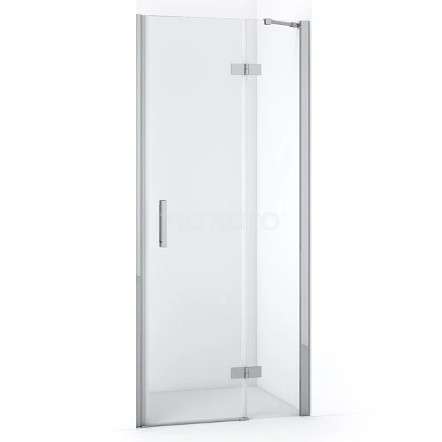 Diamond Shower door | 80 cm Chrome Clear glass Pivot door DDB22352210C