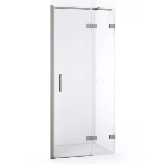 Diamond Shower door | 80 cm Stainless steel Clear glass Pivot door DDB22352320BR