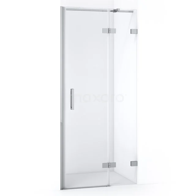 Diamond Shower door | 80 cm Chrome Clear glass Pivot door DDB22352320C
