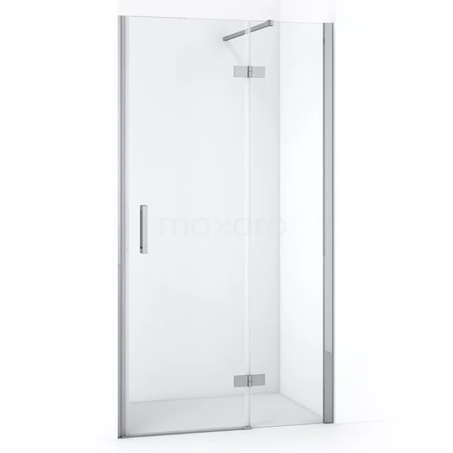 Diamond Shower door | 90 cm Chrome Clear glass Pivot door DDB22361110C