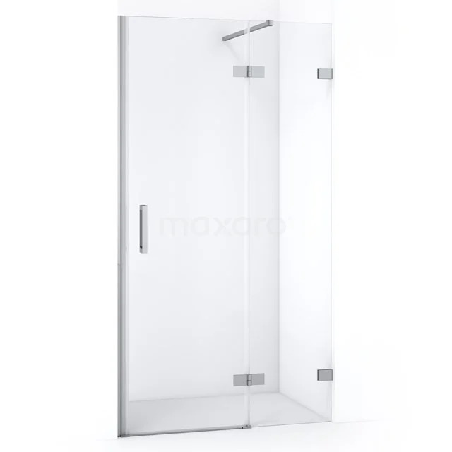 Diamond Shower door | 90 cm Chrome Clear glass Pivot door DDB22361120C