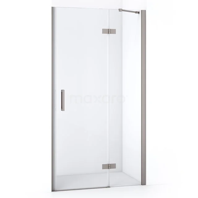 Diamond Shower door | 90 cm Stainless steel Clear glass Pivot door DDB22361210BR