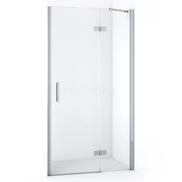 Diamond Duschtür | 100 cm Chrom Klarglas Drehtür DDB22461210C Glas Duschkabine mit Scharnier Tür, Klarglas und Aluminium Profile, ideal für einen modernen Badezimmer Stil.