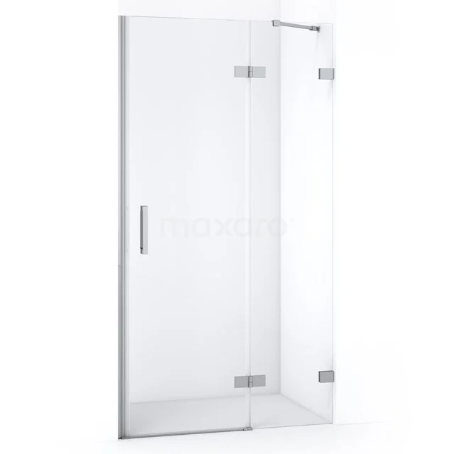 Diamond Shower door | 90 cm Chrome Clear glass Pivot door DDB22361220C