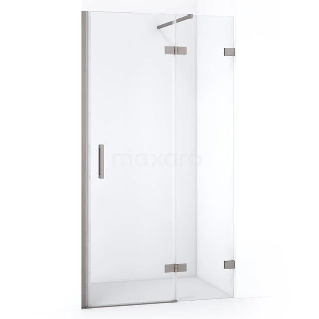Diamond Shower door | 90 cm Stainless steel Clear glass Pivot door DDB22362120BR
