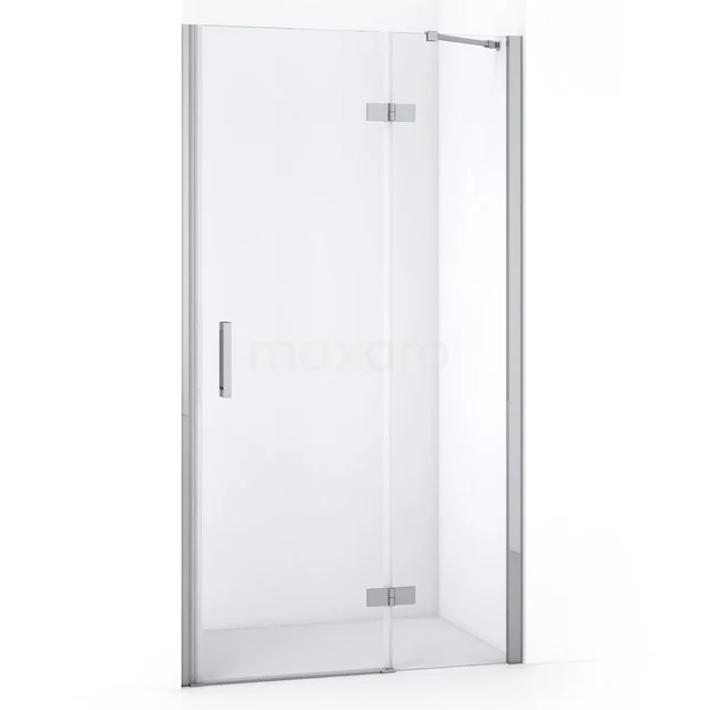 Diamond Shower door | 90 cm Chrome Clear glass Pivot door DDB22362210C