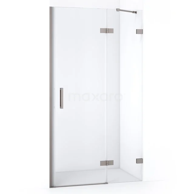 Diamond Shower door | 90 cm Stainless steel Clear glass Pivot door DDB22362220BR