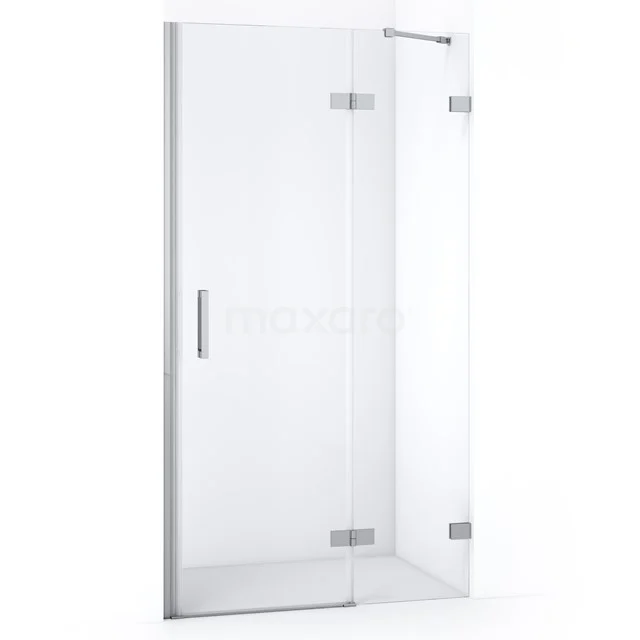 Diamond Shower door | 90 cm Chrome Clear glass Pivot door DDB22362220C