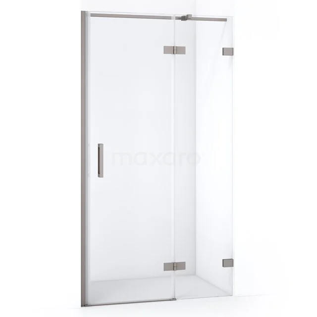 Diamond Shower door | 90 cm Stainless steel Clear glass Pivot door DDB22362320BR