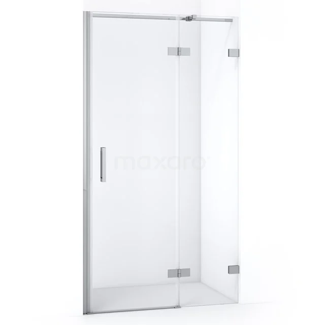 Diamond Shower door | 90 cm Chrome Clear glass Pivot door DDB22362320C