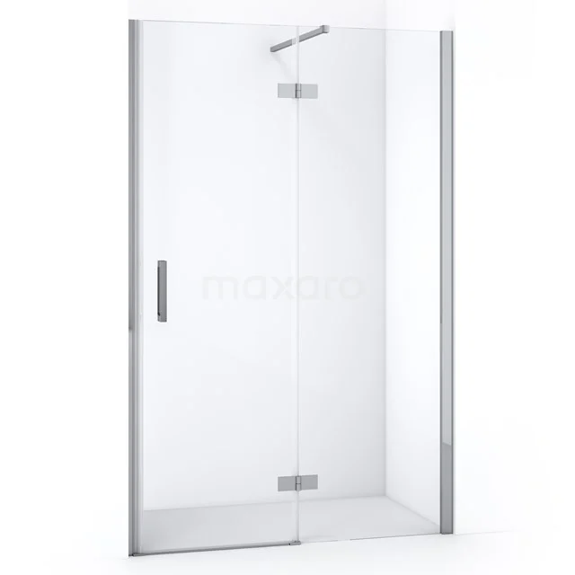 Diamond Shower door | 120 cm Chrome Clear glass Pivot door DDB22661110C
