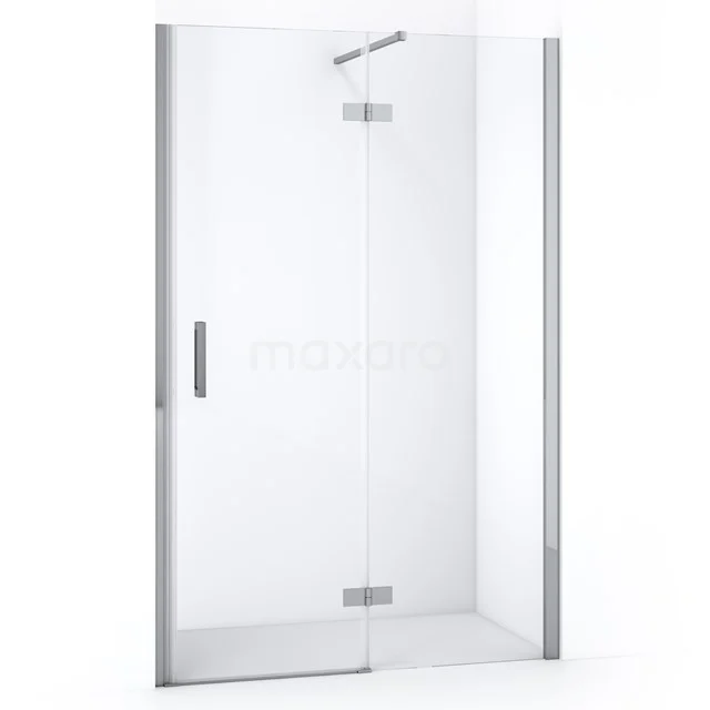 Diamond Shower door | 110 cm Chrome Clear glass Pivot door DDB22652110C