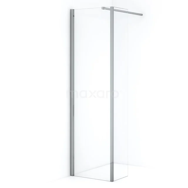 Diamond Walk-in shower | 50 cm Chrome Clear glass Fixed wall with side panel IDC0503110CN