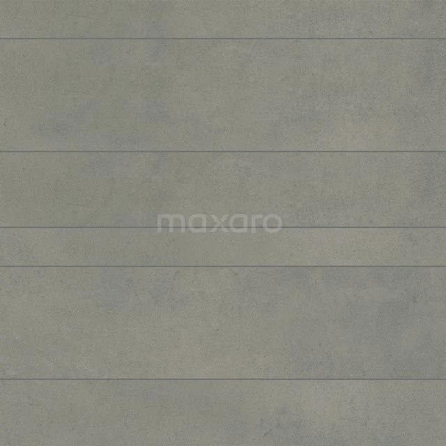 Graue keramische Wandfliese mit Betonlook, ideal für einen modernen Badezimmerstil, rechteckig mit leichter Struktur.