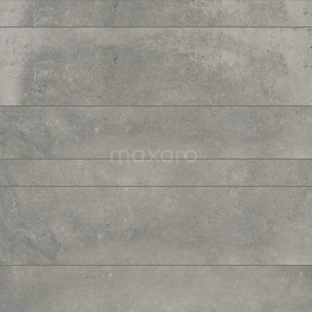 Avenue Steel Floor/wall tile | Strip mix Grey Concrete look 404-020302