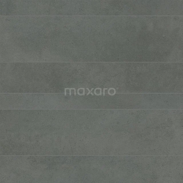 Unity Steel Floor/wall tile | Strip mix Grey Uni 401-010402 Anthracite-coloured concrete effect tile, rectangular design, perfect as a stylish bathroom tile for a modern look.