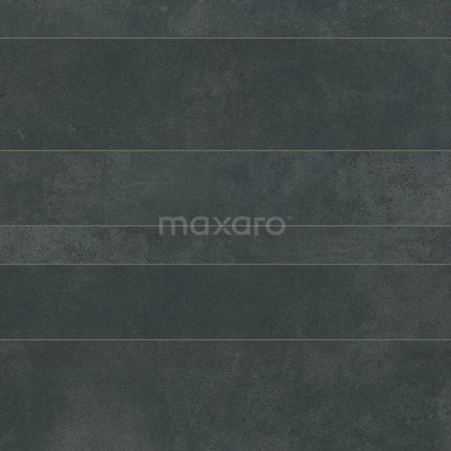 Unity Carbon Floor/wall tile | Strip mix Black Uni 401-010401 Dark ceramic wall tile, anthracite-coloured with matte finish, perfect for a stylish bathroom wall.