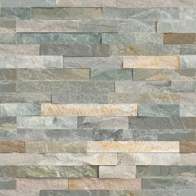 Steenstrips Brick Island 15x60cm Natuursteen Multicolor 303-500203