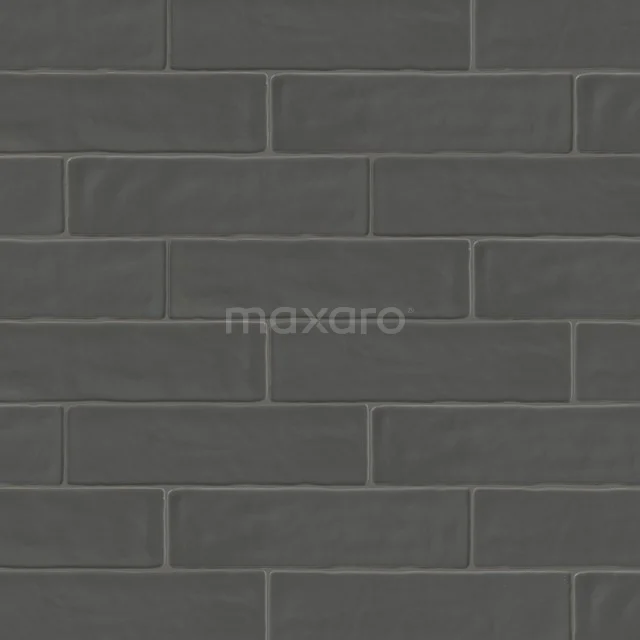 Tile sample, Wall tile, Horizon Dark Grey 501-0305TS Dark grey rectangular ceramic tile, perfect for a modern bathroom wall, with matte finish and clean lines.
