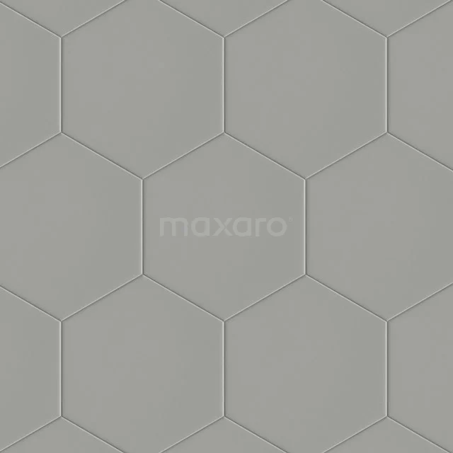 Vloertegel/Wandtegel Aspect 21,5x25cm Uni Grijs Hexagon 501-090102