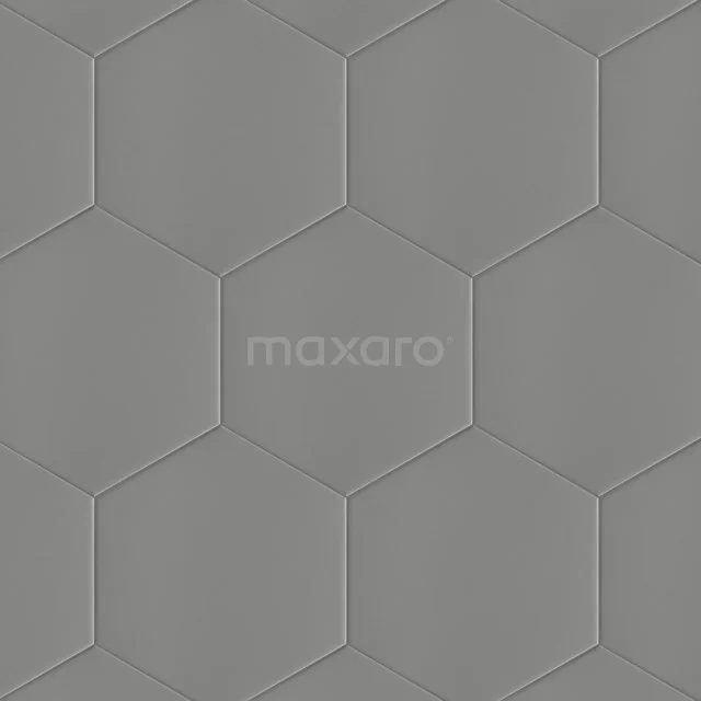 Vloertegel/Wandtegel Aspect 21,5x25cm Uni Basalt Hexagon 501-090103