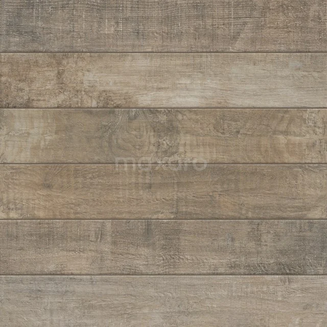 Wooden bathroom tile with wood look, brown tones and natural texture, ideal for a warm and rustic bathroom style.