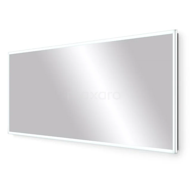 Vivo Badezimmerspiegel mit LED-Beleuchtung | 160x60cm IR Sensor M40-1600-43080 Rechteckiger Wandspiegel mit weißem Aluminiumrahmen, modernes Design für Badezimmerdekoration und praktische Anwendung.
