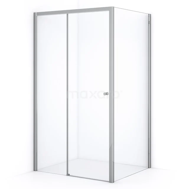 Crystal Comfort Douchecabine | 110x100 cm Chroom Helder glas Schuifdeur Rechthoek L1020-1110C