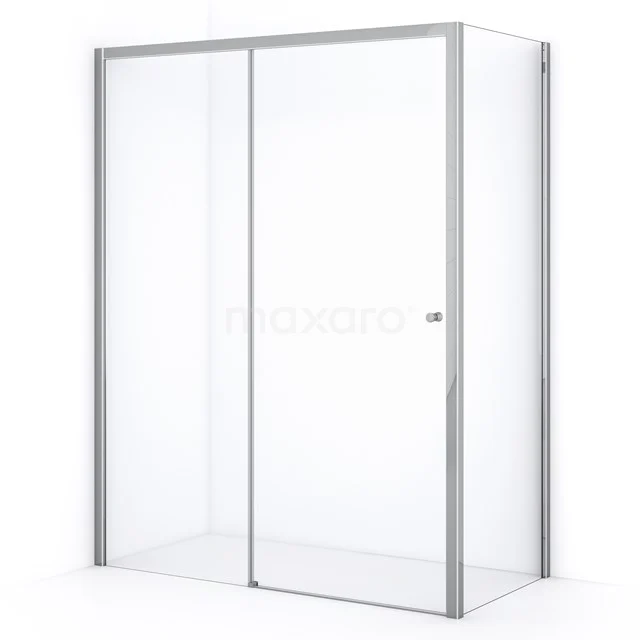 Crystal Comfort Douchecabine | 150x80 cm Chroom Helder glas Schuifdeur Rechthoek L1020-1508C