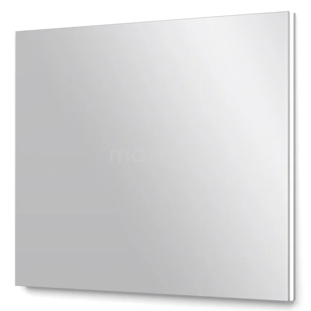 Lumo Badezimmerspiegel mit LED-Beleuchtung | 80x60cm M10-0600-40500 Rechteckiger, silberfarbener Spiegel ohne Rahmen, ideal für moderne Badezimmer, hergestellt aus hochwertigem Glas.