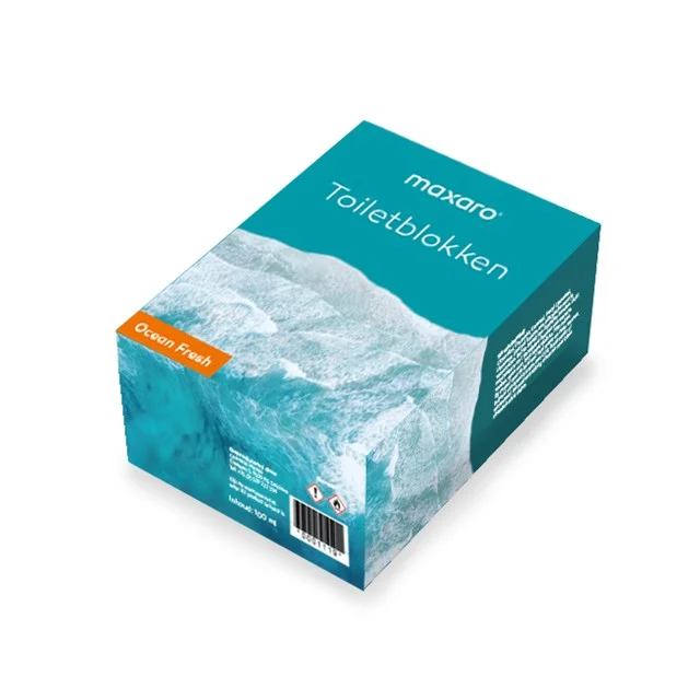 Toiletblok Maxaro Ocean Fresh, 12 stuks per verpakking ST000001