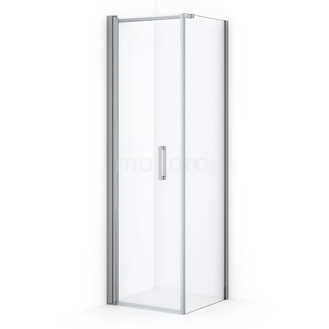 Diamond Shower enclosure | 60x50 cm Chrome Clear glass Pivot door Rectangle CDA10605110CN