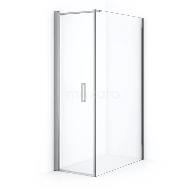 Diamond Douchecabine | 110x60 cm Chroom Helder glas Draaideur Rechthoek CDA10611110CN