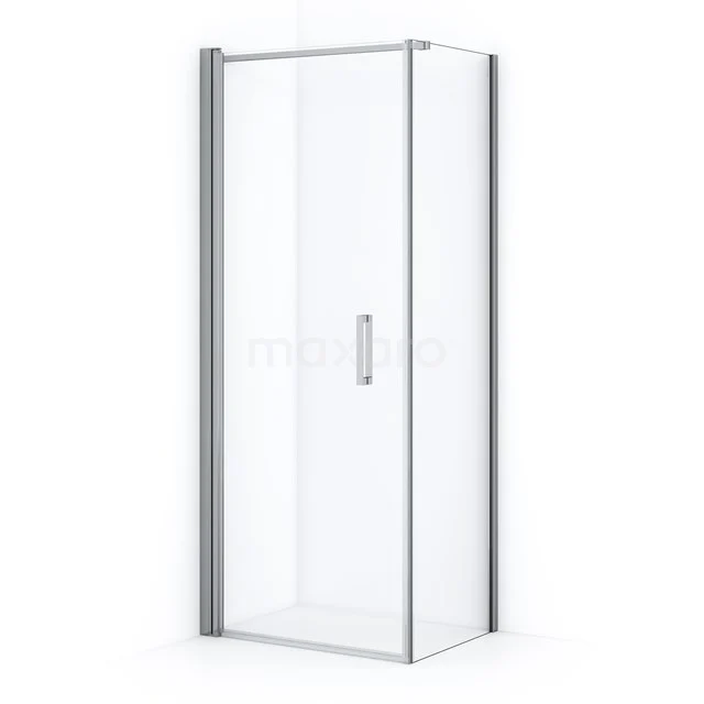 Diamond Shower enclosure | 70x60 cm Chrome Clear glass Pivot door Rectangle CDA10706110CN