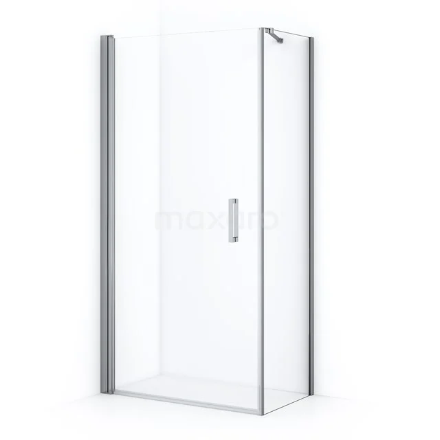 Diamond Shower enclosure | 90x60 cm Chrome Clear glass Pivot door Rectangle CDA10906210CN