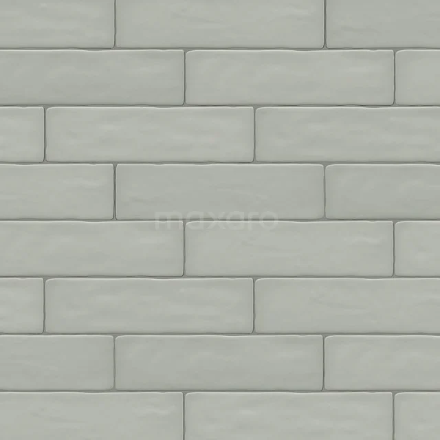 Grey rectangular ceramic wall tile with matte finish, ideal for a modern bathroom style.