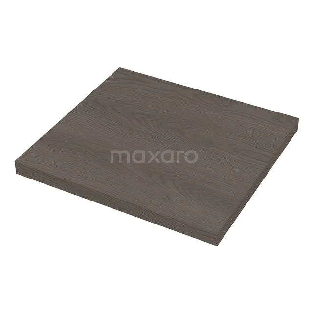 Modulo Slim Basin worktop | 50 cm Dark brown oak T09-0500-33700