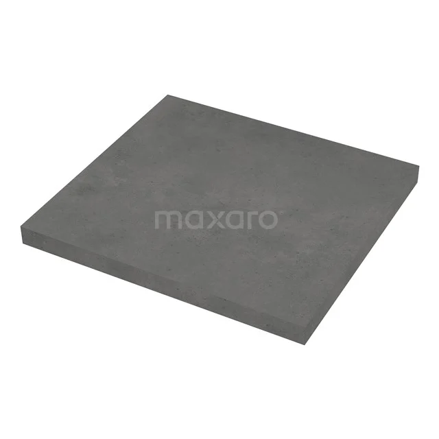Modulo Slim Wastafelblad | 50 cm Donkergrijs beton T09-0500-35100