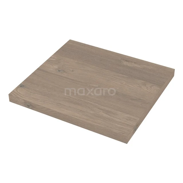 Modulo Slim Basin worktop | 50 cm Mid brown oak T09-0500-33600